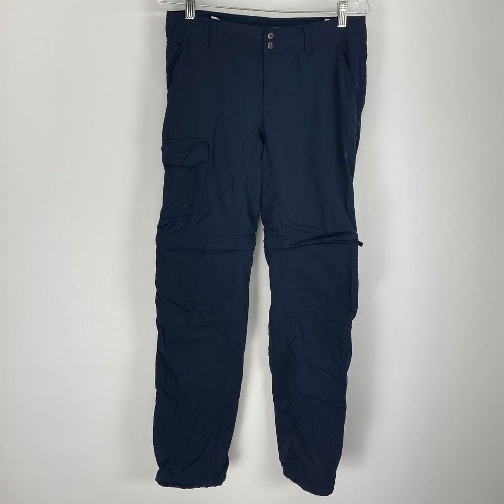 Columbia PFG Pants Convertible Zip Palm Peak Omni-Shade Fish Hike Womens Size 6